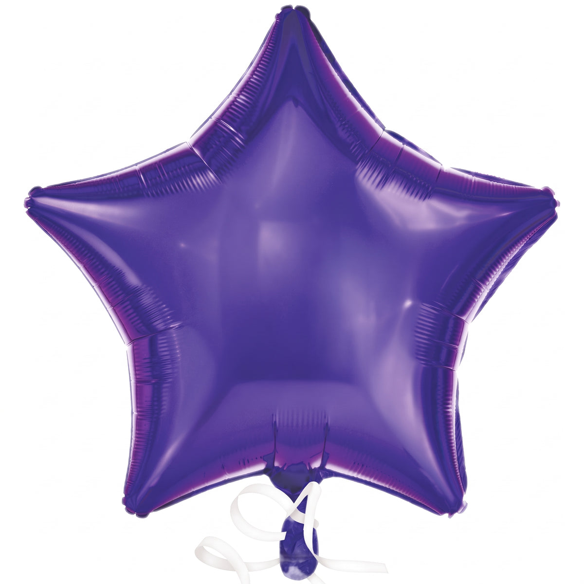 Purple Star Metallic Foil Balloon - 18 Inch