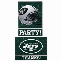 New York Jets Party Invitation and Thank You Card Set