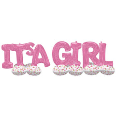 "It's a Girl" Airloonz Yard Balloon Kit