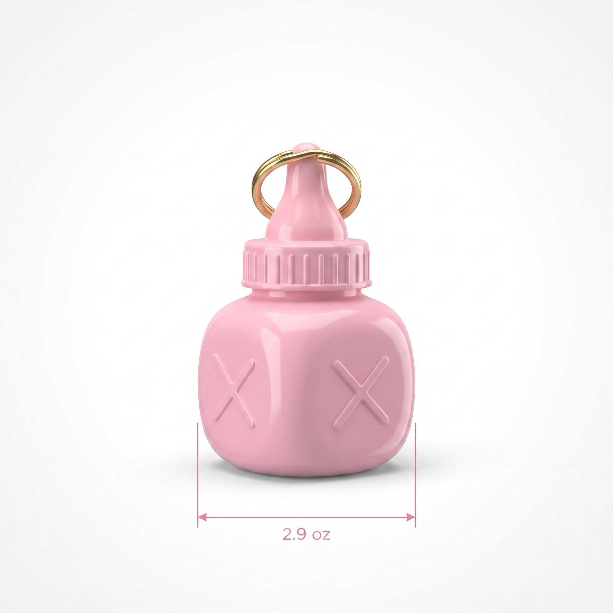 Pink Baby Bottle Balloon Weight
