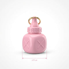 Pink Baby Bottle Balloon Weight