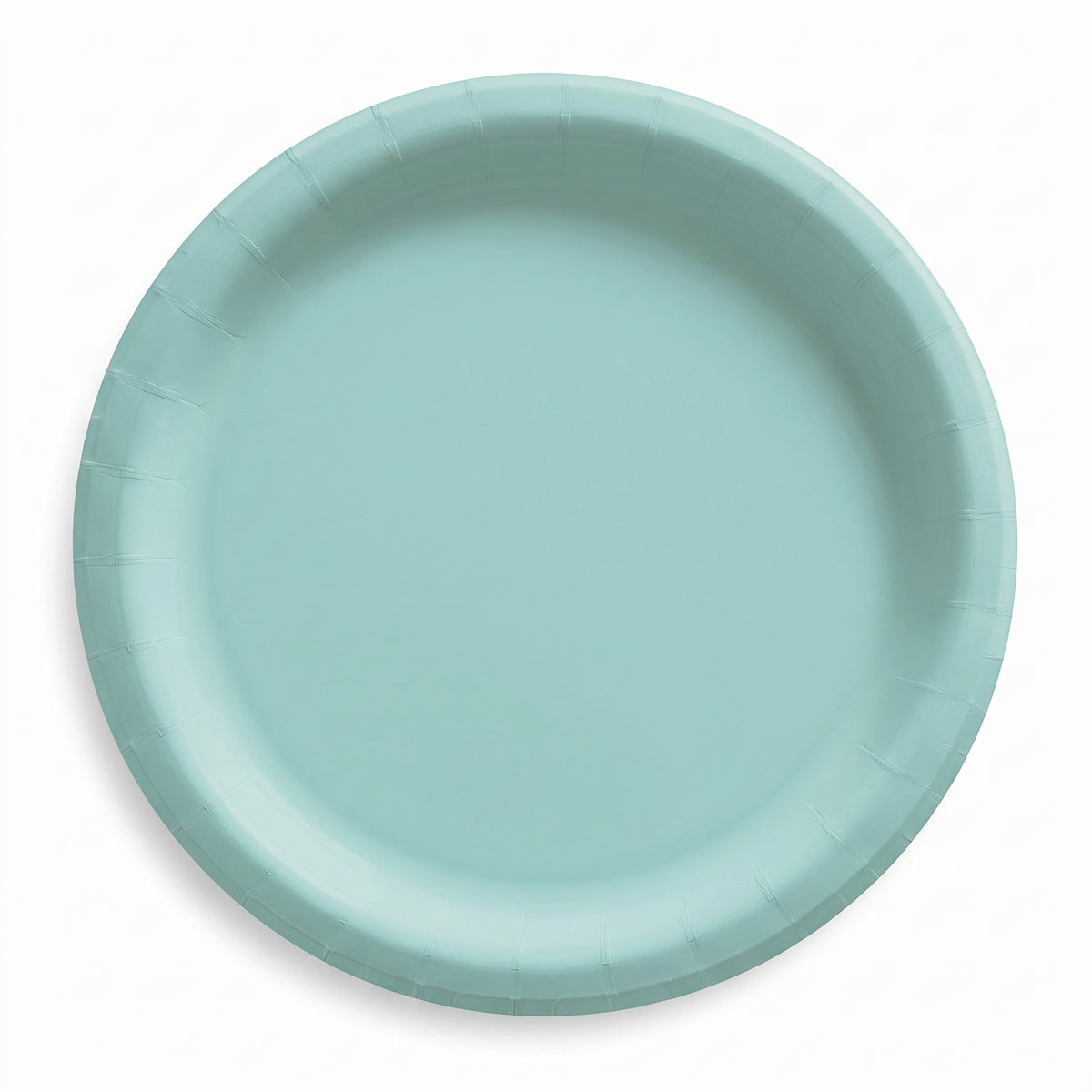 Robins Egg Blue Round Paper Plates - 8.5" | 50 Count