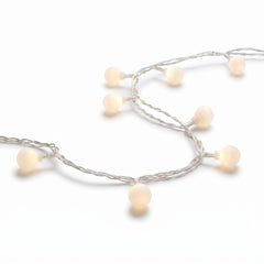 Mini Globe LED String Lights - Warm White, Battery Operated