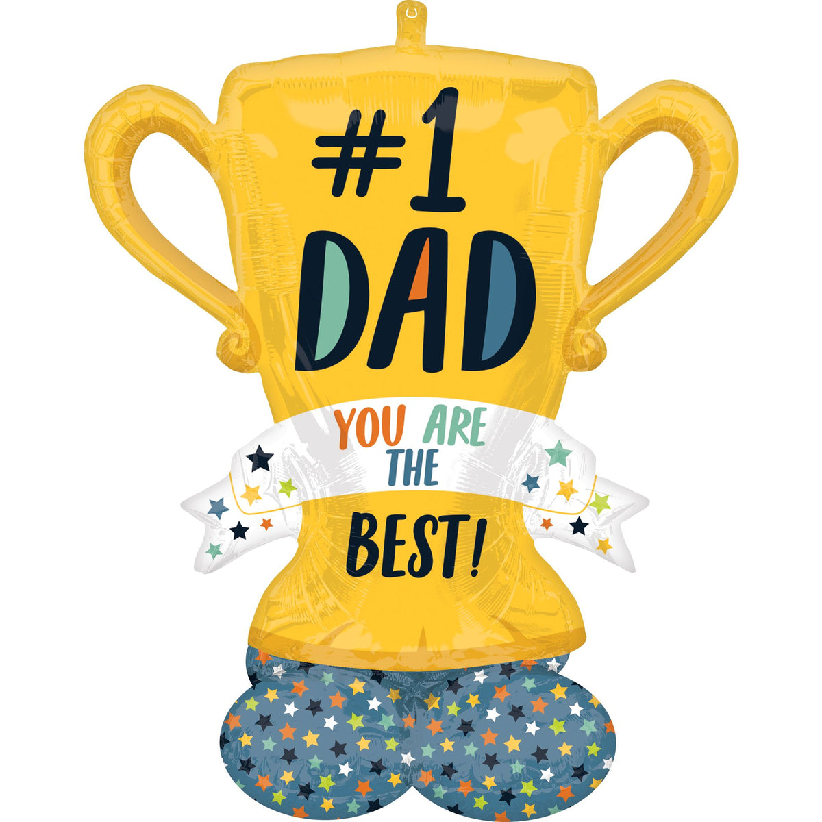 #1 Dad Trophy AirLoonz Balloon
