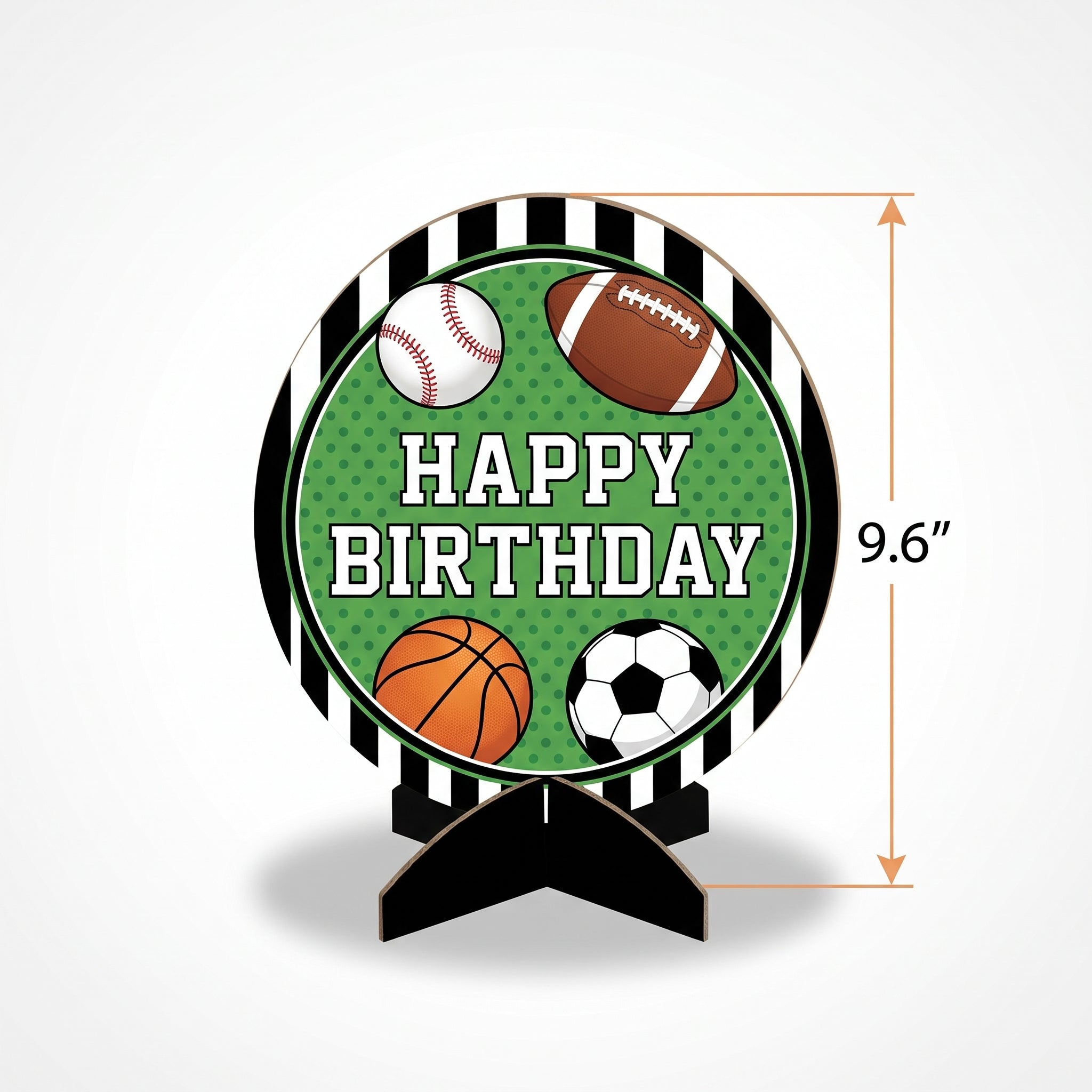 All Star Sports Birthday Table Centerpiece