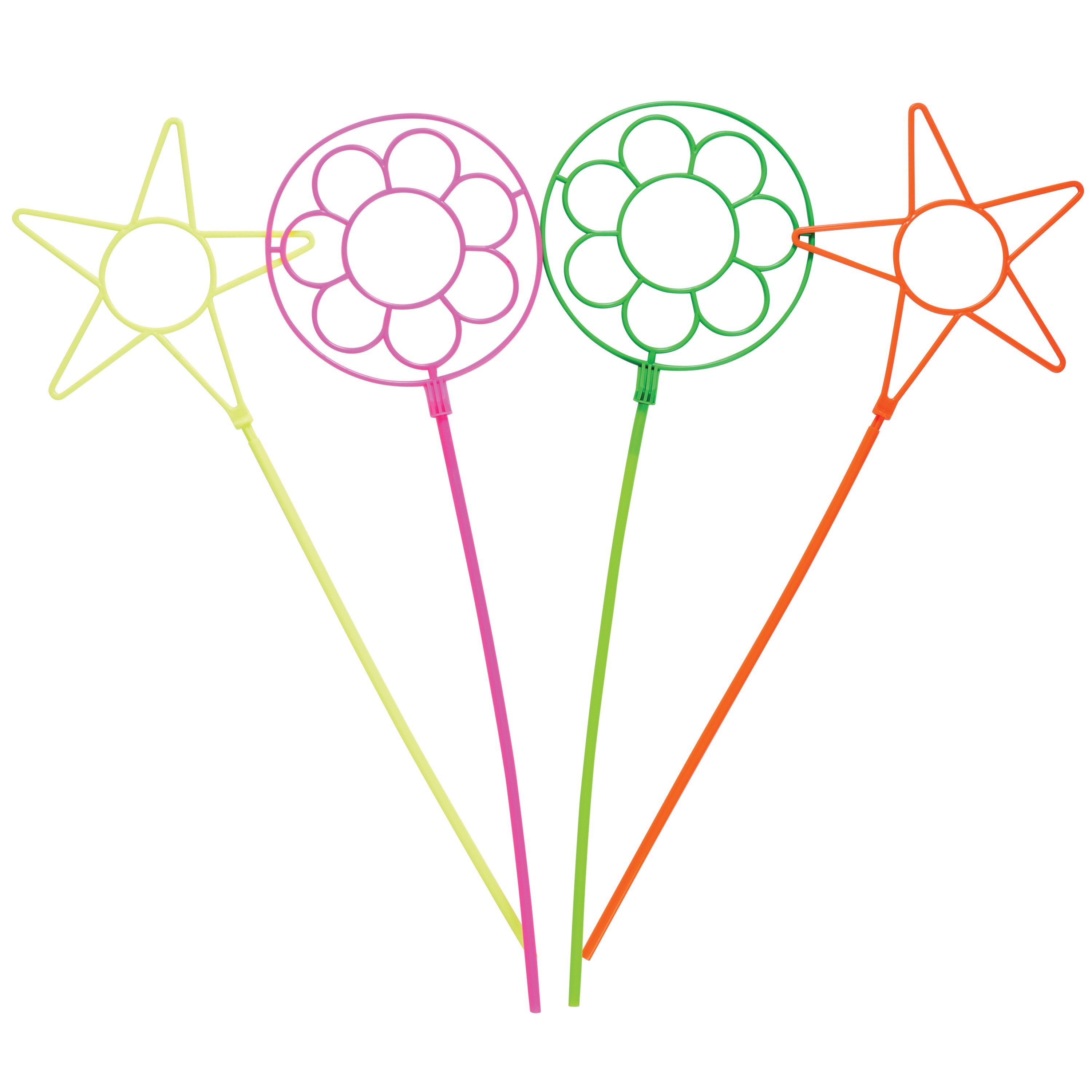 Giant Neon Bubble Wands