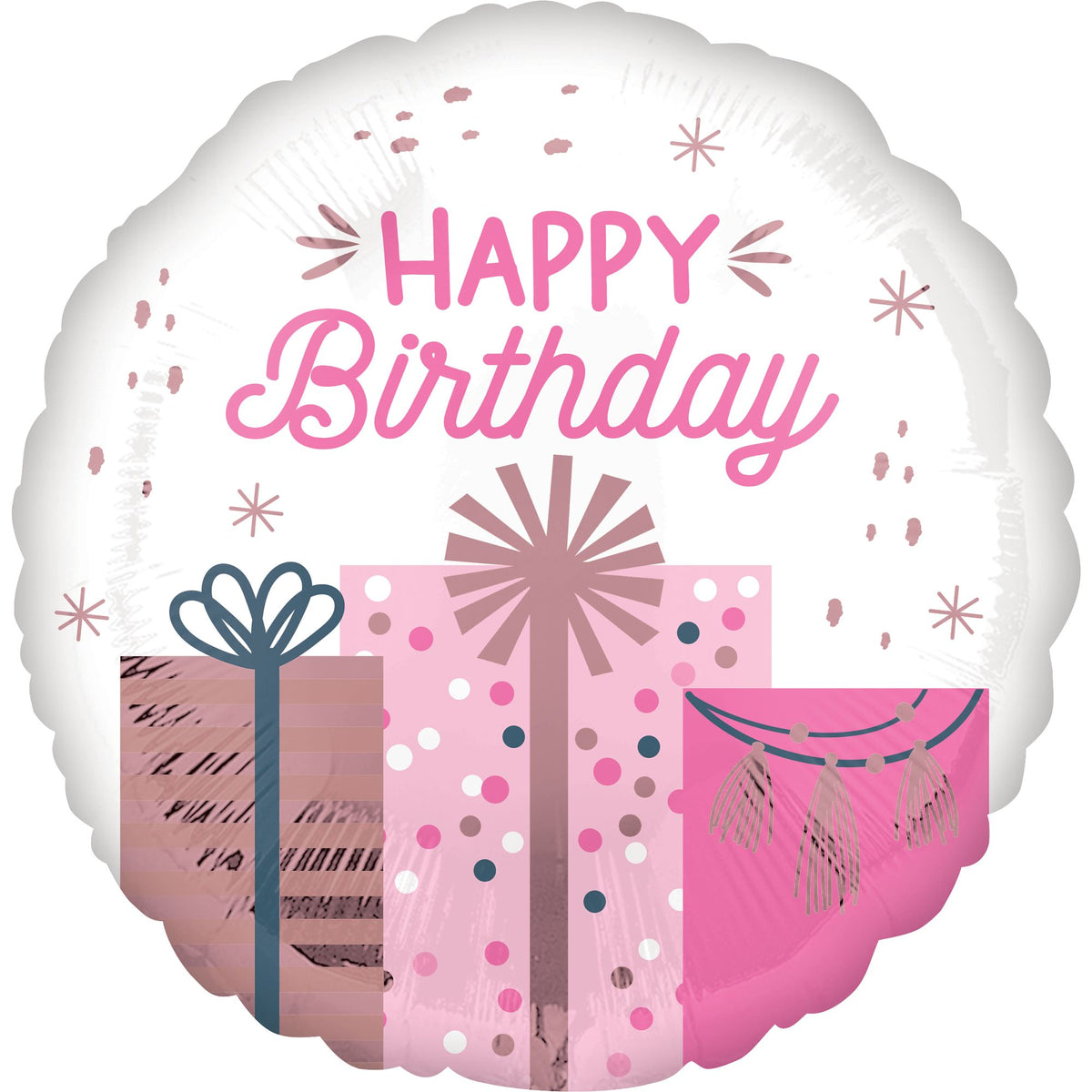 Pastel Birthday Celebration Foil Balloon - 18"