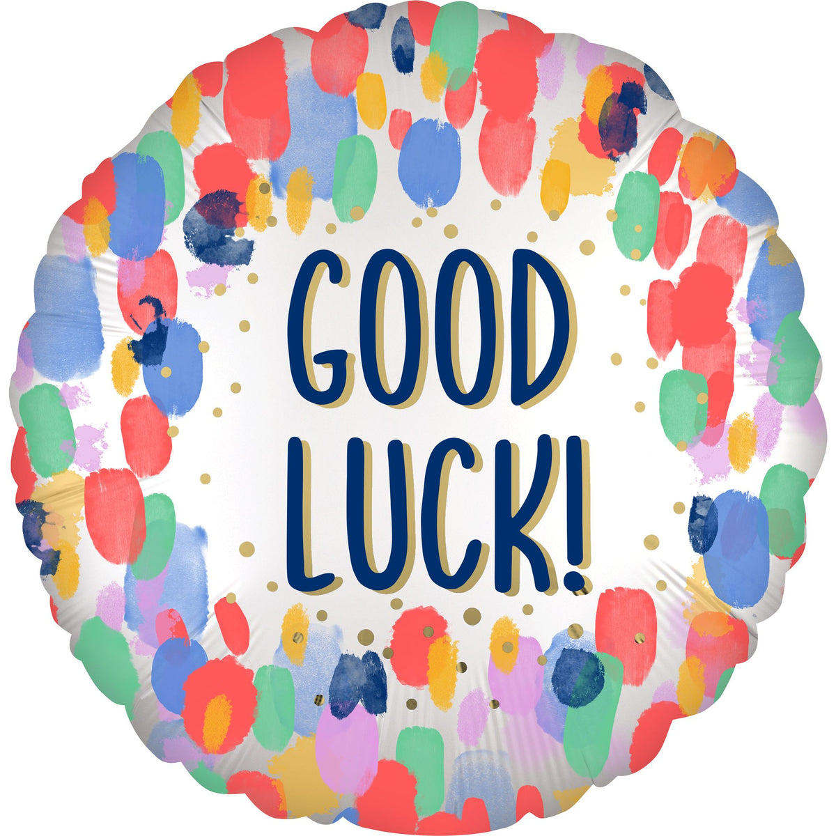 Vibrant Good Luck Foil Balloon - 18-inch