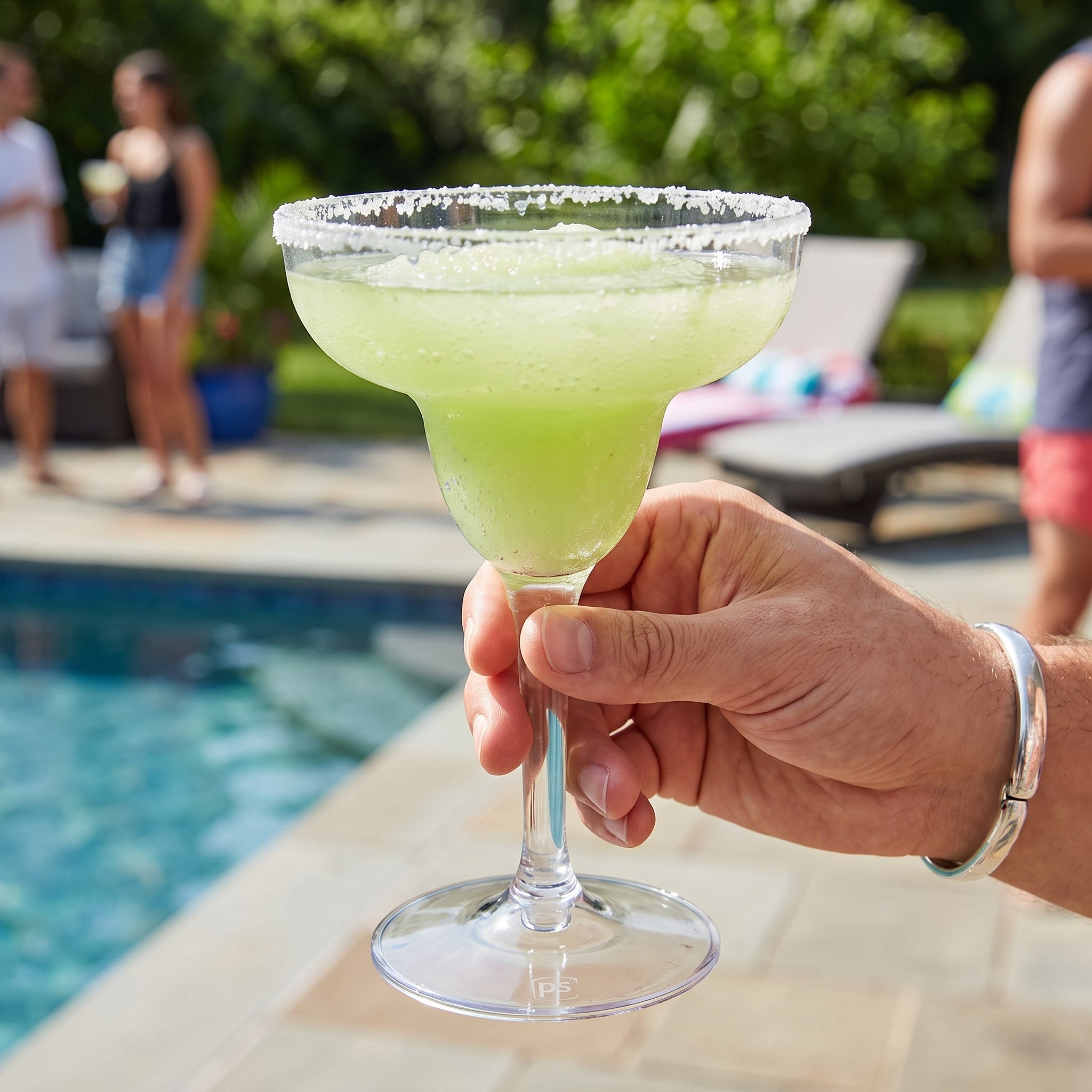 Clear Plastic Margarita Glass Set - 11oz, 20 Pack