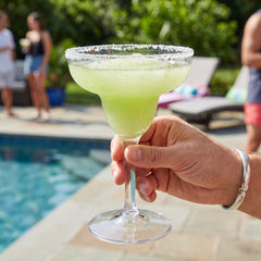 Clear Plastic Margarita Glass Set - 11oz, 20 Pack