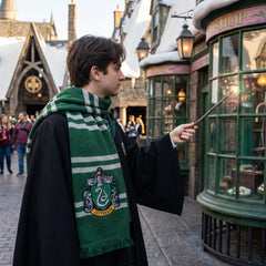 Harry Potter Slytherin Scarf - Green and White Striped Costume Accessory