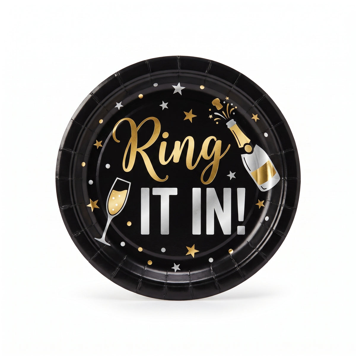 Celebrate New Year's 7" Round Paper Plates