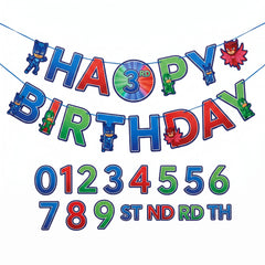 PJ Masks Customizable "Happy Birthday" Jumbo Banner