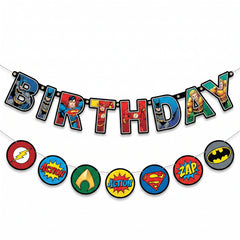 Justice League "Birthday Hero" Banner Kit