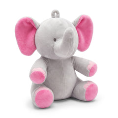 Elephant Plush Balloon Weight Accessory with Pink Accents