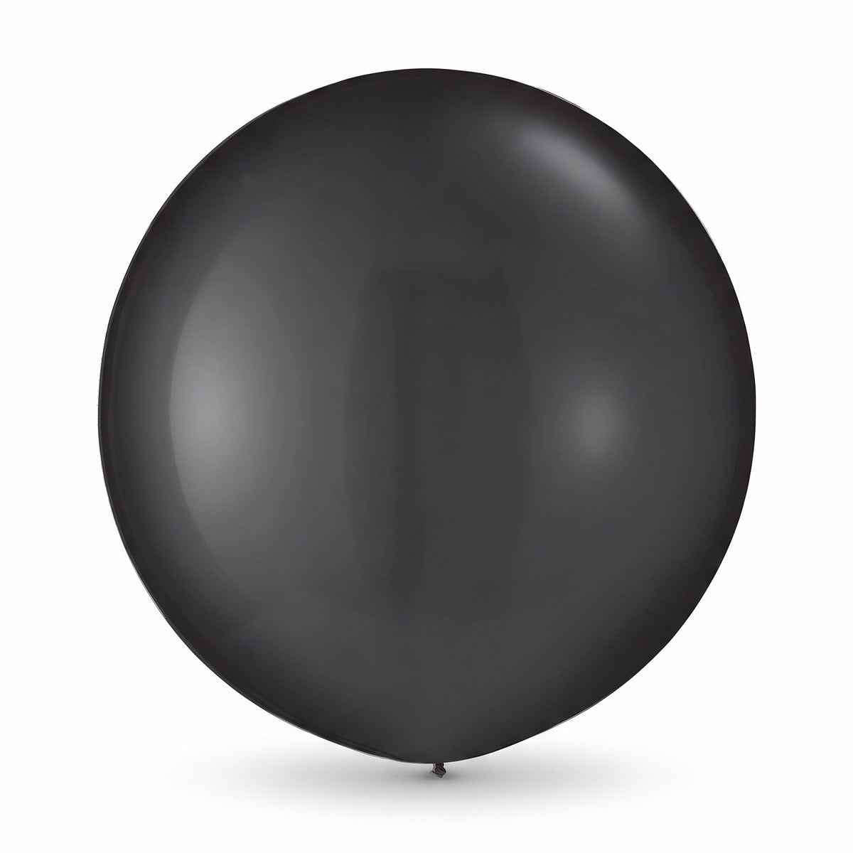 Elegant Black Latex Balloons - 24" (4 Pack)