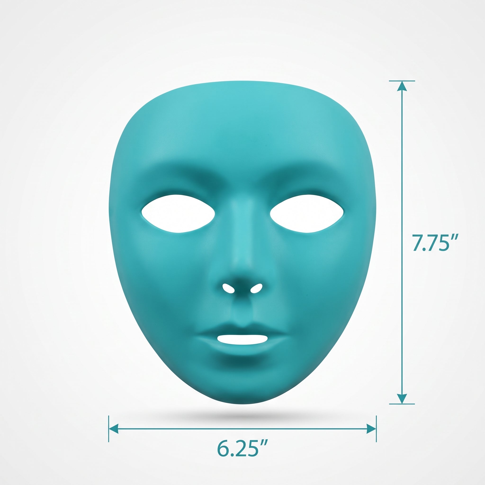 Turquoise Full Face Team Spirit Mask