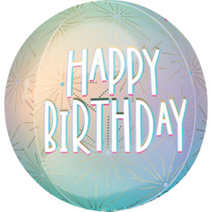 Pastel Dream Happy Birthday Orbz Balloon