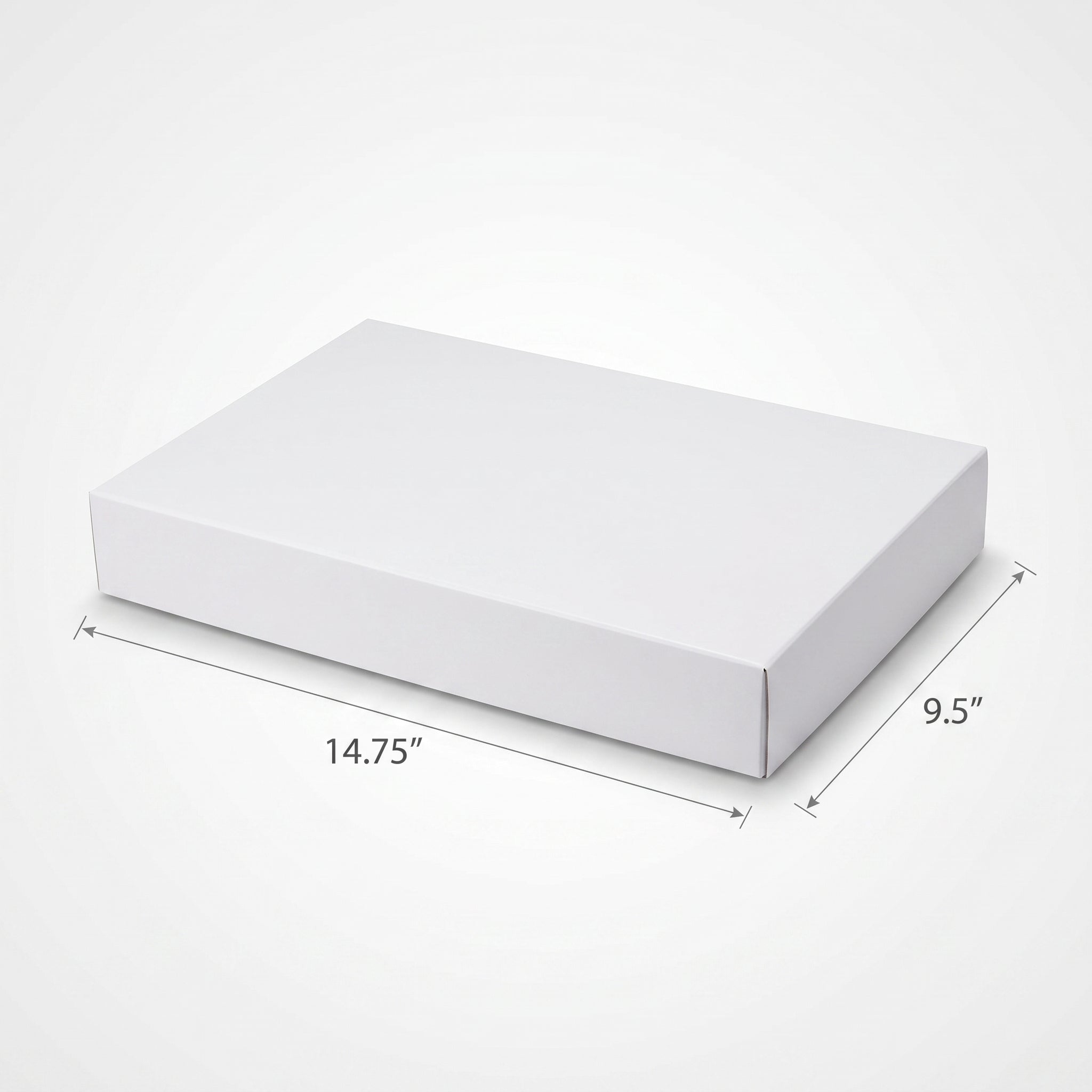 Classic White Gift Box - Elegant Packaging 14.75" x 9.5" x 2"