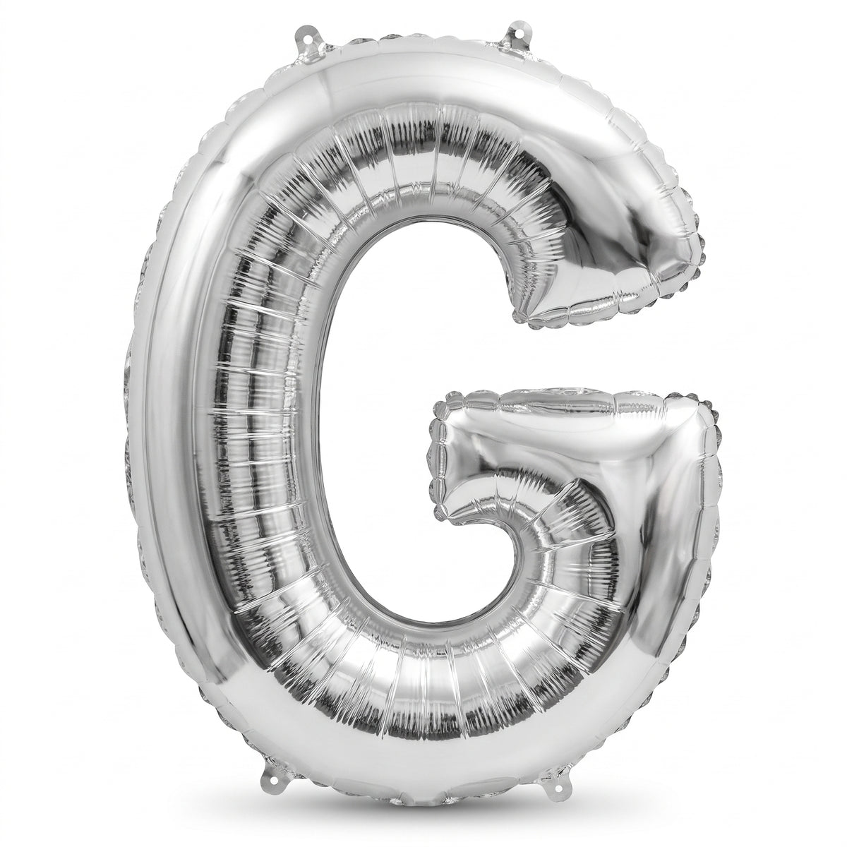 Silver Letter G Foil Balloon - Metallic Mylar Party Decor