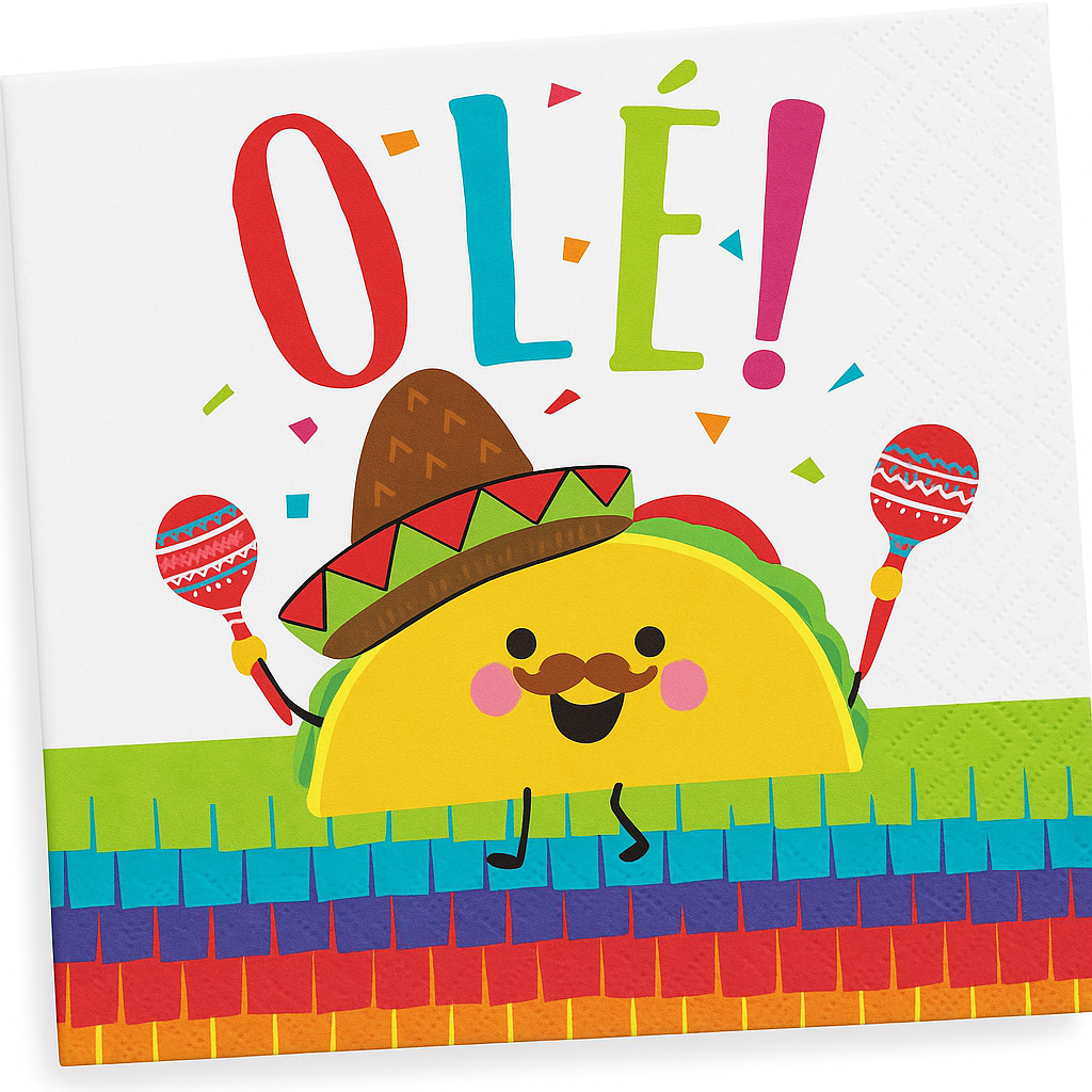 Pi√±ata Fiesta Beverage Napkins
