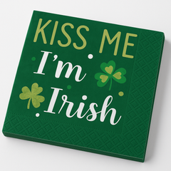 St. Patrick's Day Irish Blessings Beverage Napkins