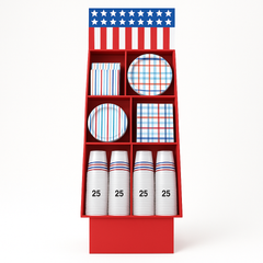 Americana Plaid Patriotic Party Set