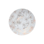 8 In. Blossom Design Plastic Plates | 10 Count