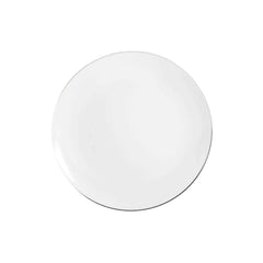 8 In. Classic Silver Design Plastic Plates | 120 Count