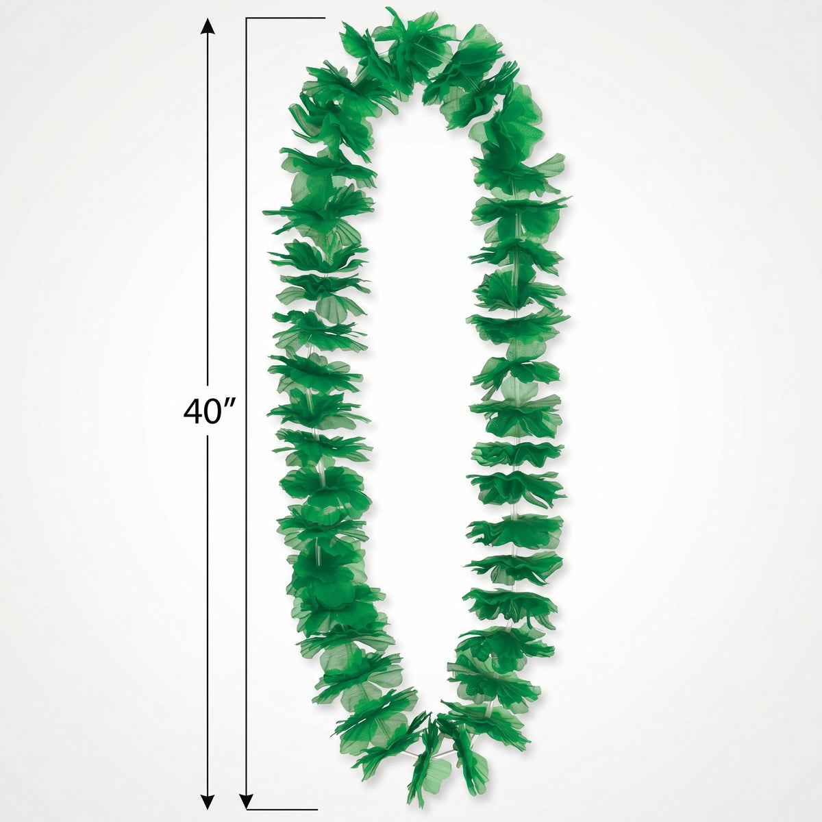 Vibrant Green Lei - 40"
