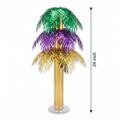 Elegant 24-Inch Cascading Metal Centerpiece for Masquerade Events