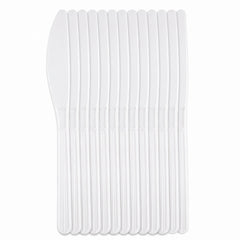 White Plastic Knives - 7.5 In. | 20 Count