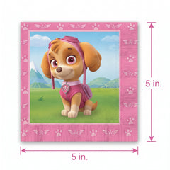 PAW Patrol Skye Beverage Napkins - 5 In. X 5 In.