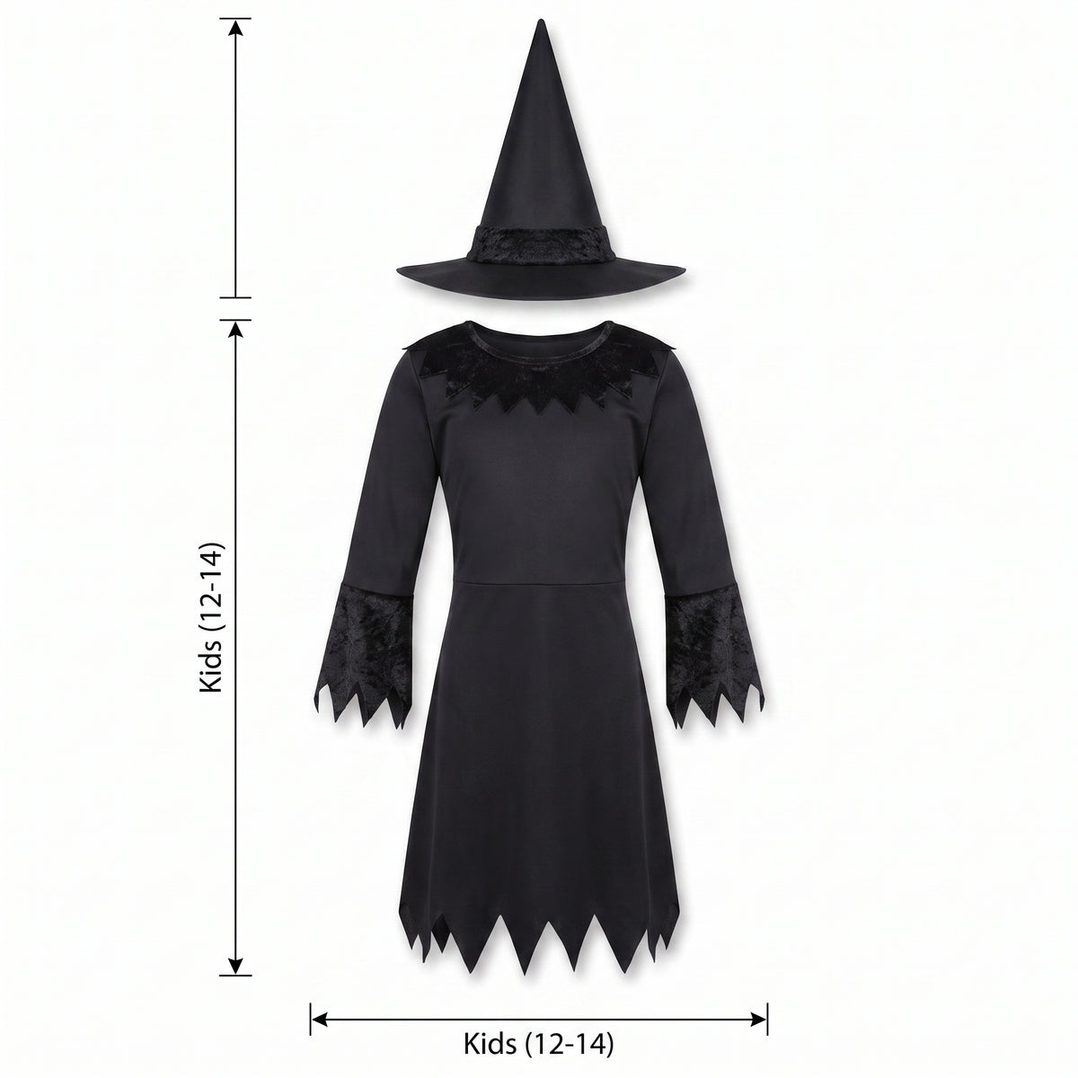 Little Witch Halloween Costume for Girls - Child (12-14)