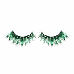Self-Adhesive Green Tinsel False Eyelashes