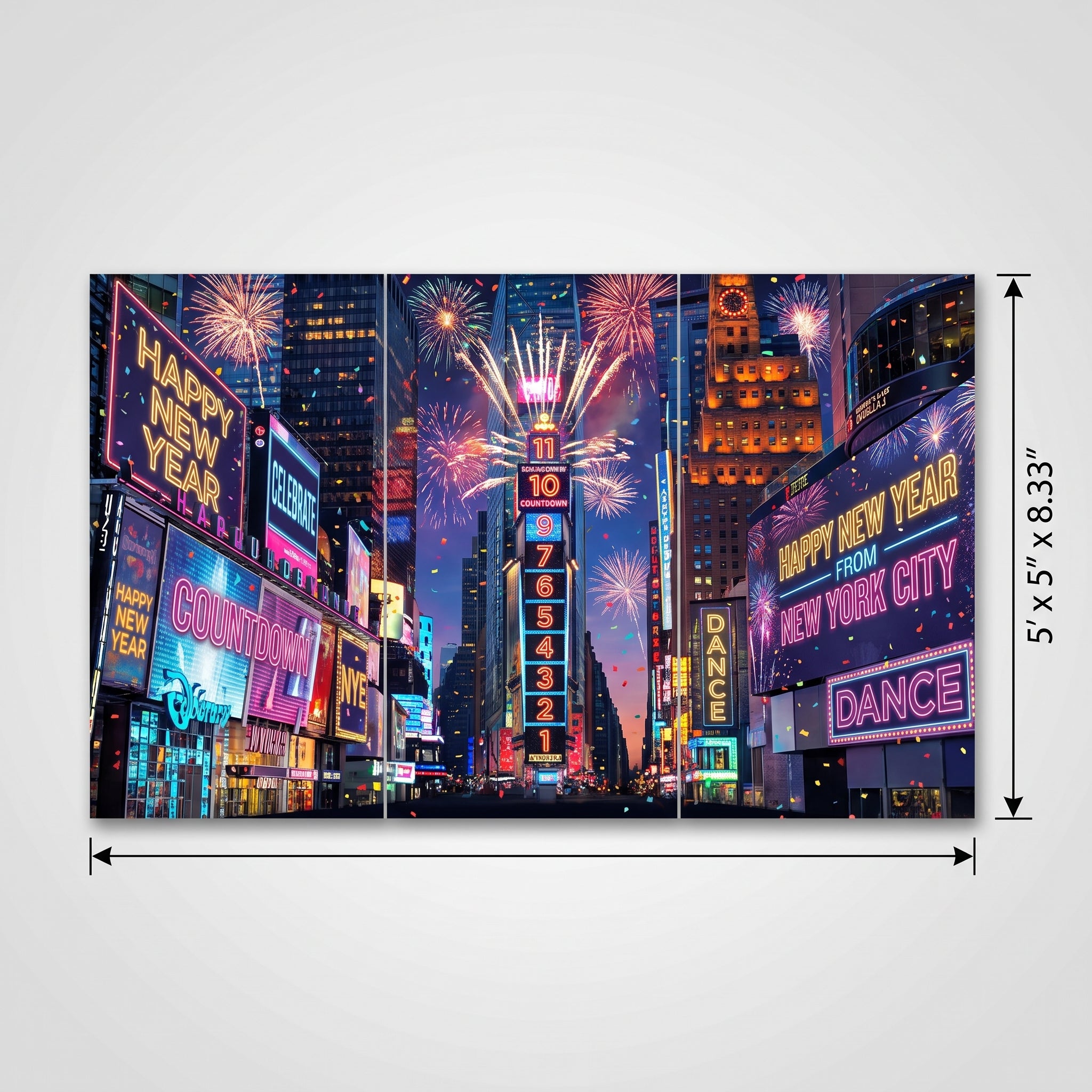 Times Square Deluxe New Year's Eve Scene Setter Kit