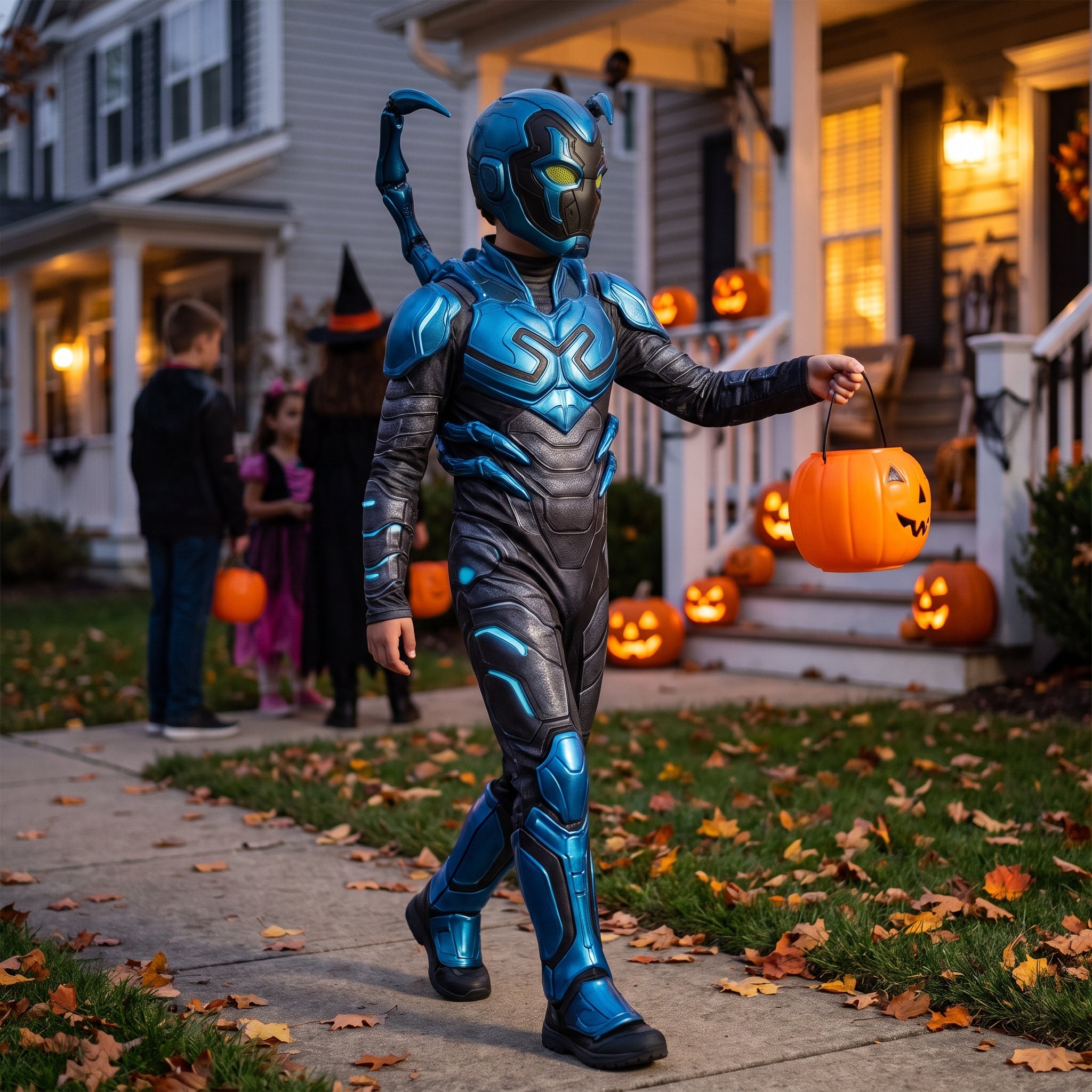 Kids' Blue Beetle Halloween Costume - Child (12-14)