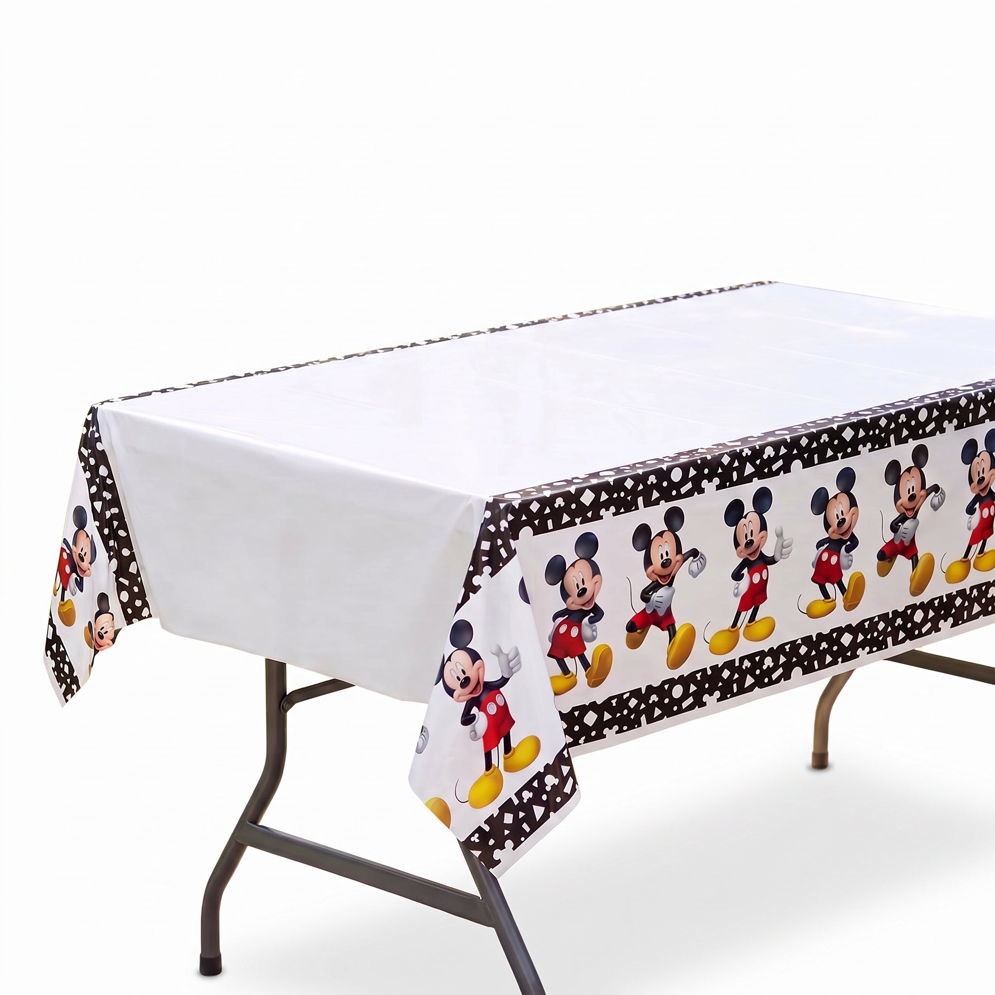 Mickey Mouse Forever Reusable Plastic Table Cover - 54"x96"