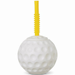 Golf Ball Sippy Cup with Straw