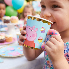Peppa Pig Tea Party Paper Cup with Handle - 9oz