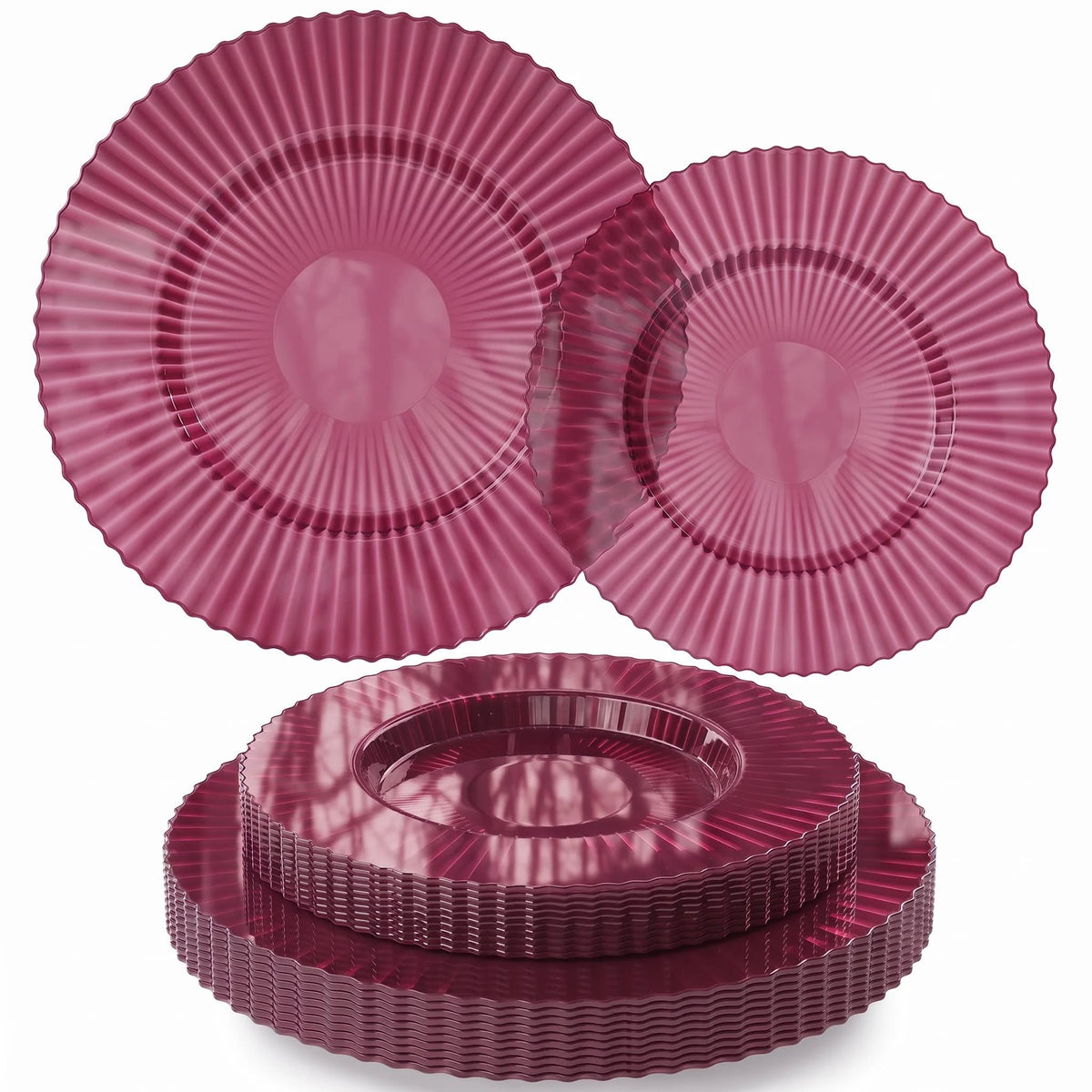 Mahogany Gemstone 11 In. & 9 In. Plastic Combo | 20/20 Count