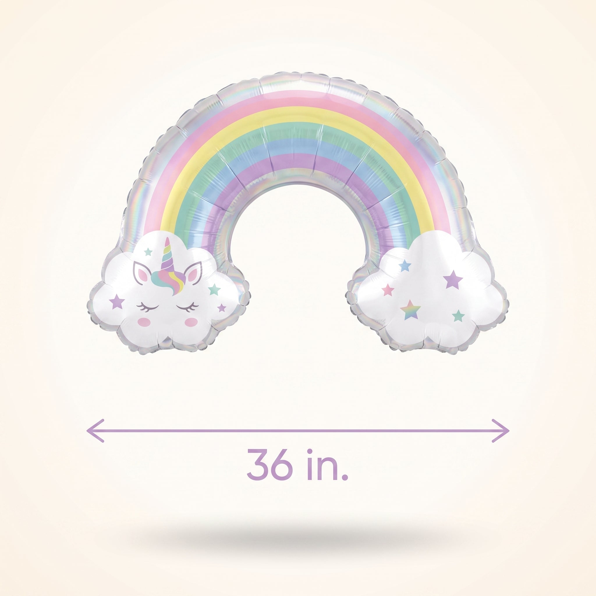 Magical Rainbow Unicorn Foil Balloon