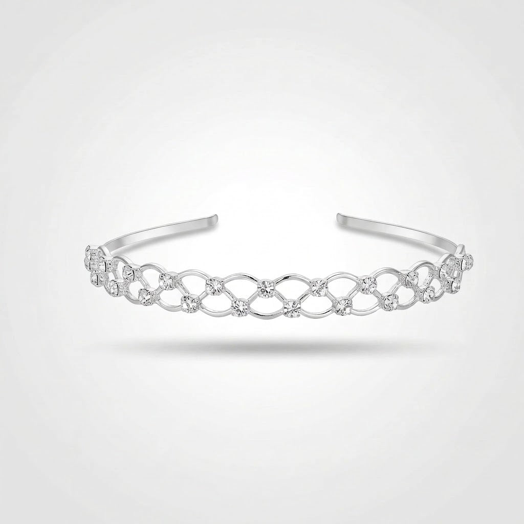 Elegant Bridal Gemstone Headband
