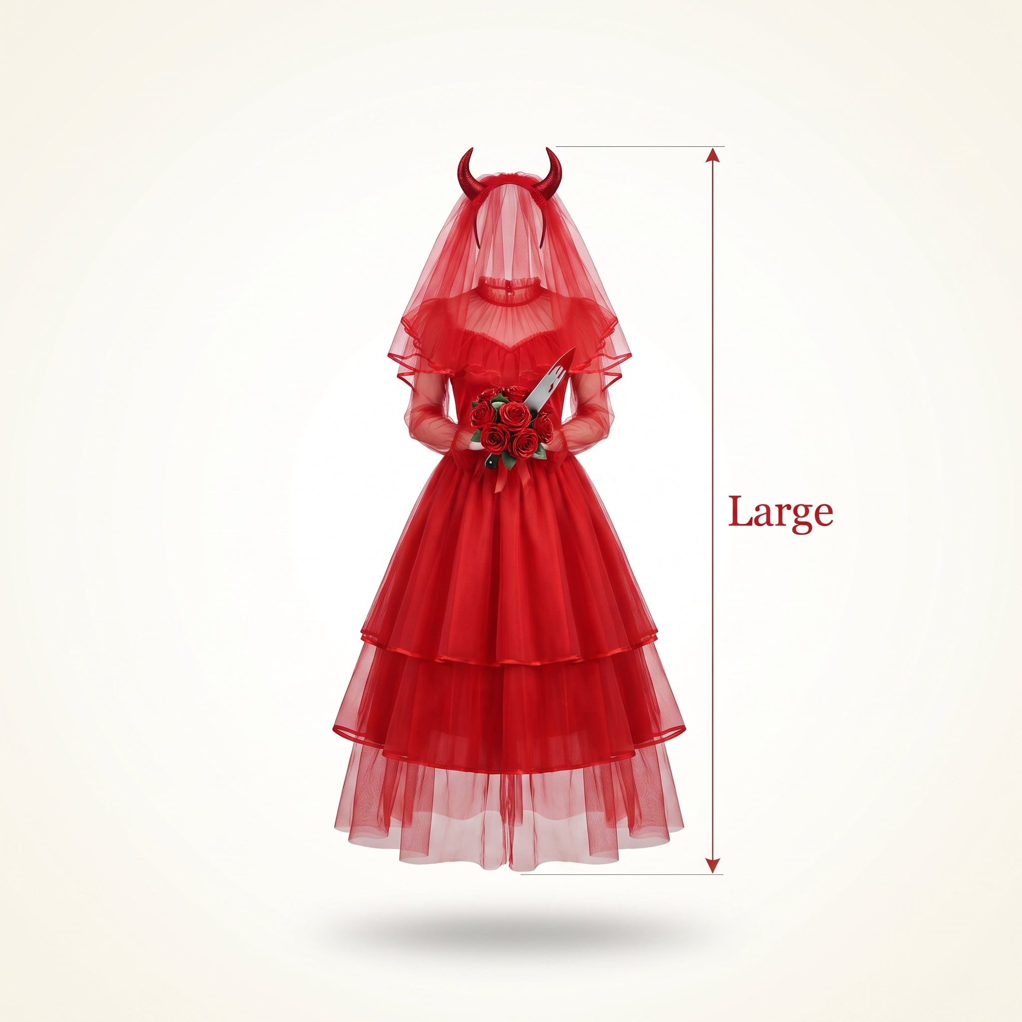 Alluring Bride of the Underworld Costume - Adult L