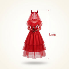 Alluring Bride of the Underworld Costume - Adult L