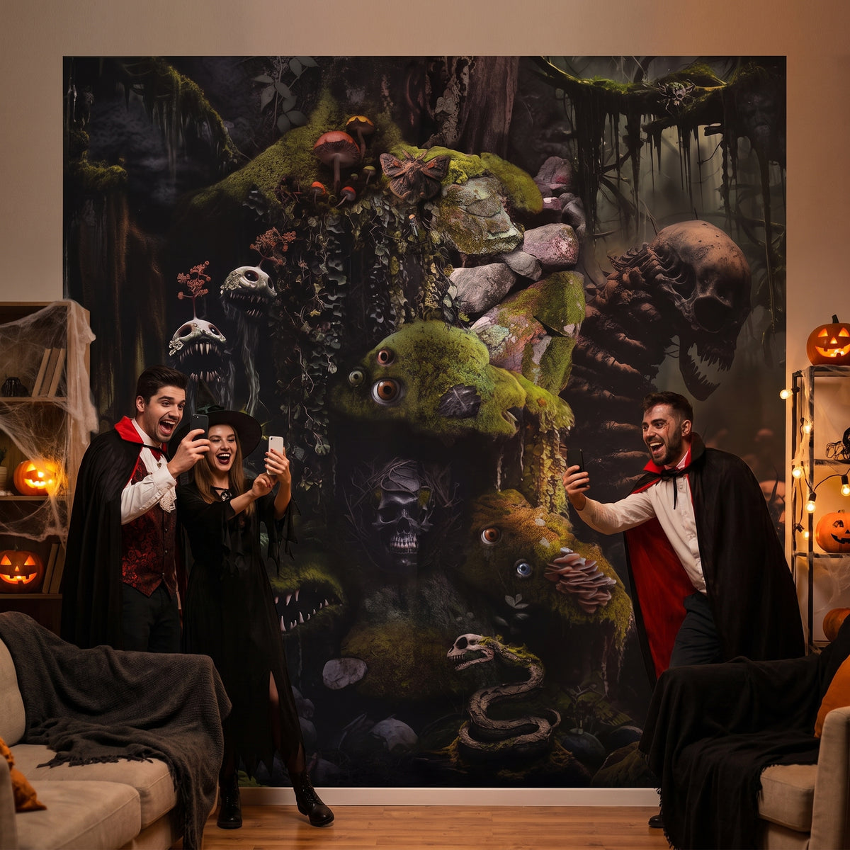 Mutated Forest Scene Setter Kit for Halloween