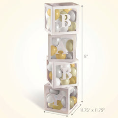 Soft Jungle Baby Shower Balloon Box Kit