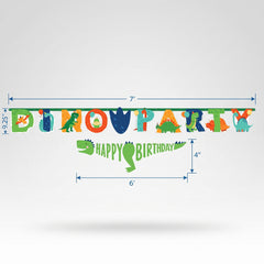 Dino-Mite Double Banner Kit for Baby's First Birthday