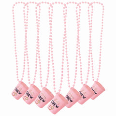 "I Do Crew" Bachelorette Shot Glass Necklace - 6 Pack