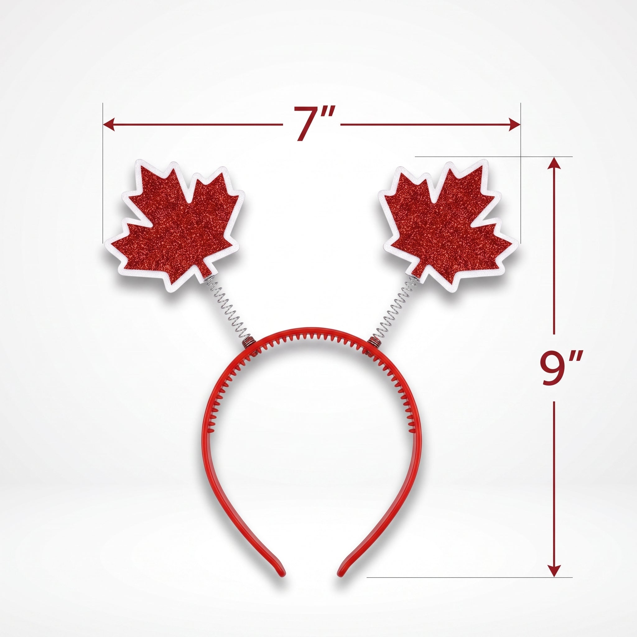 Canada Day Maple Leaf Glitter Headbopper